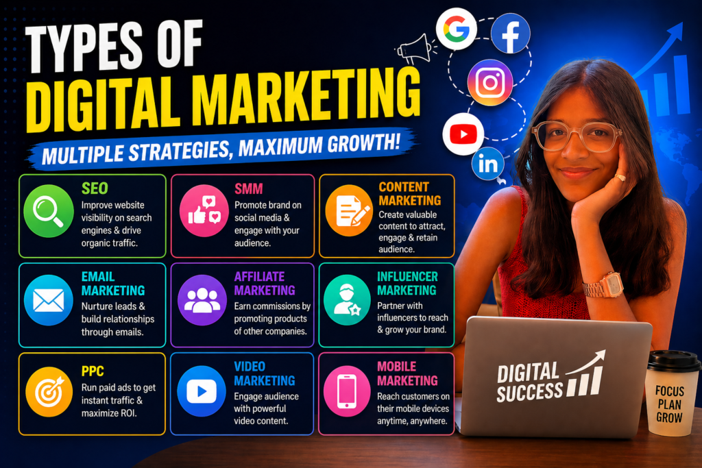 What Are the Types of Digital Marketing?