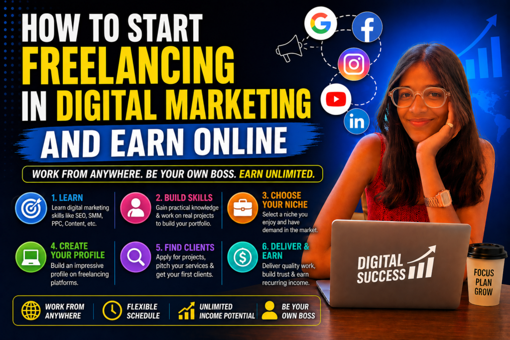 How to Start Freelancing in Digital Marketing and Earn Online?